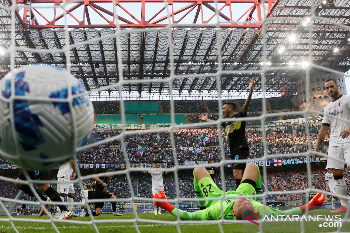 Inter pesta gol saat jamu Bologna