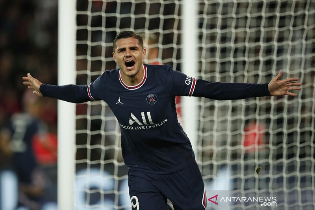 Icardi antar PSG petik kemenangan dramatis atas Lyon