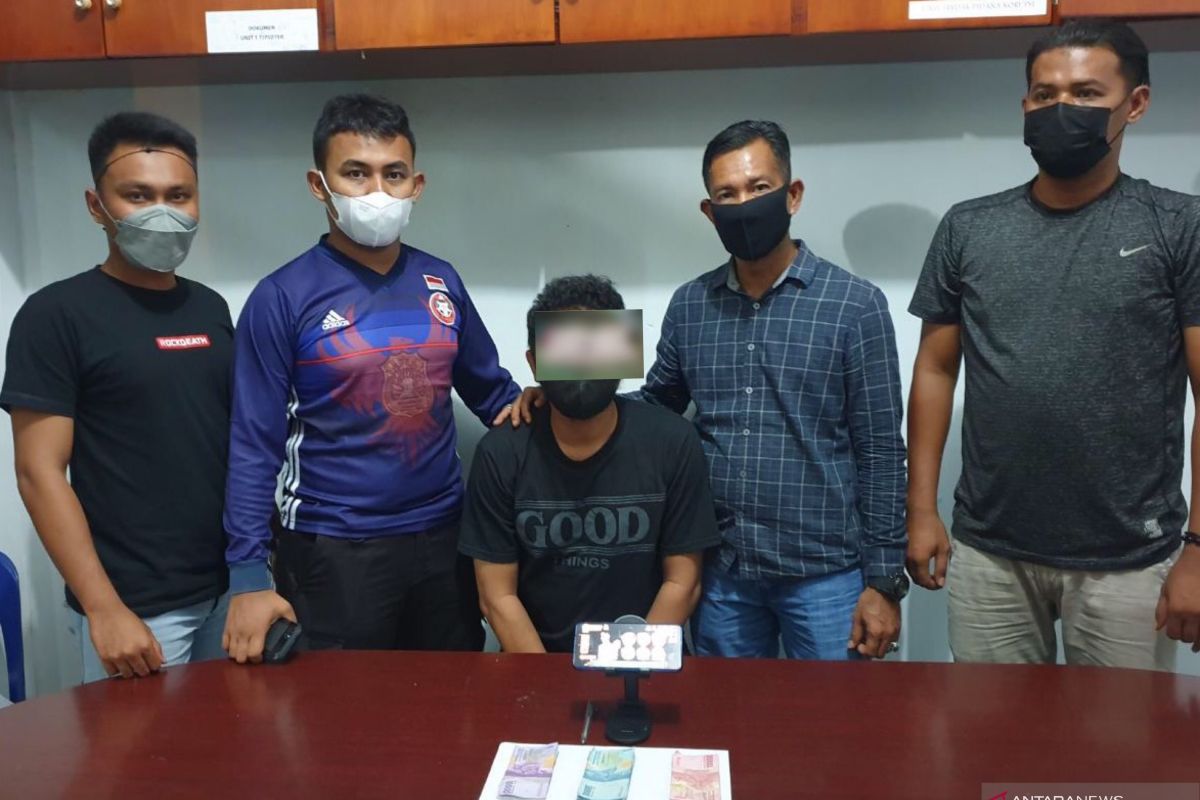 Polisi tangkap tersangka kasus judi online di Sabang