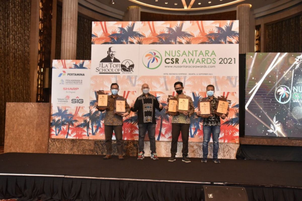 PLN Raih Enam Penghargaan Nusantara CSR Awards 2021