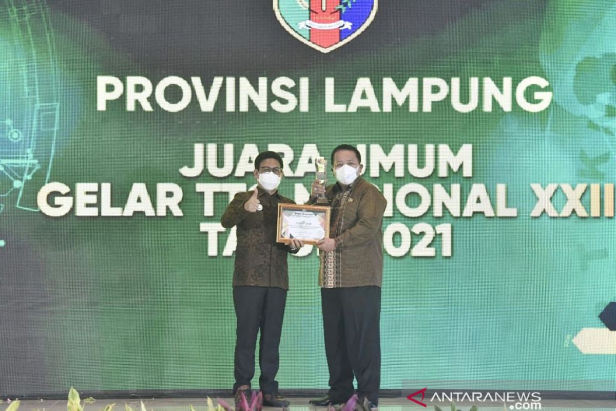 Lampung gondol juara umum Gelar Teknologi Tepat Guna Nasional XXII