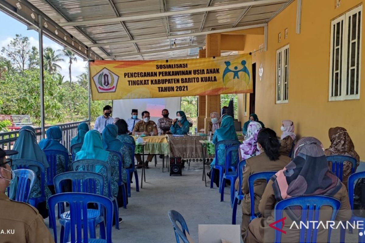 DPPKBP3A Batola : Perkawinan anak di bawah umur  Batola  tinggi