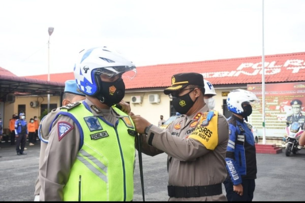 Polres Tebing Tinggi gelar Apel Operasi Patuh Toba 2021