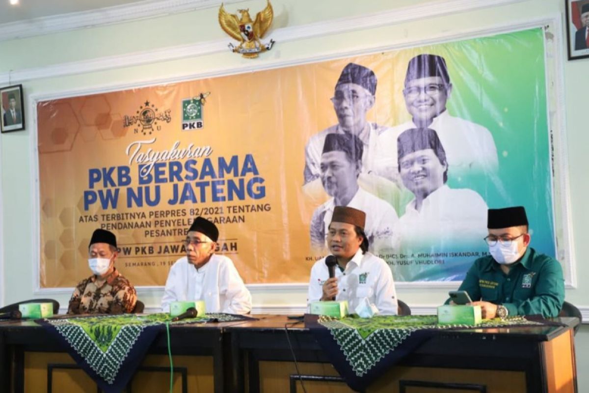 PWNU Jateng terima kasih kepada PKB atas terbitnya Perpres Ponpes