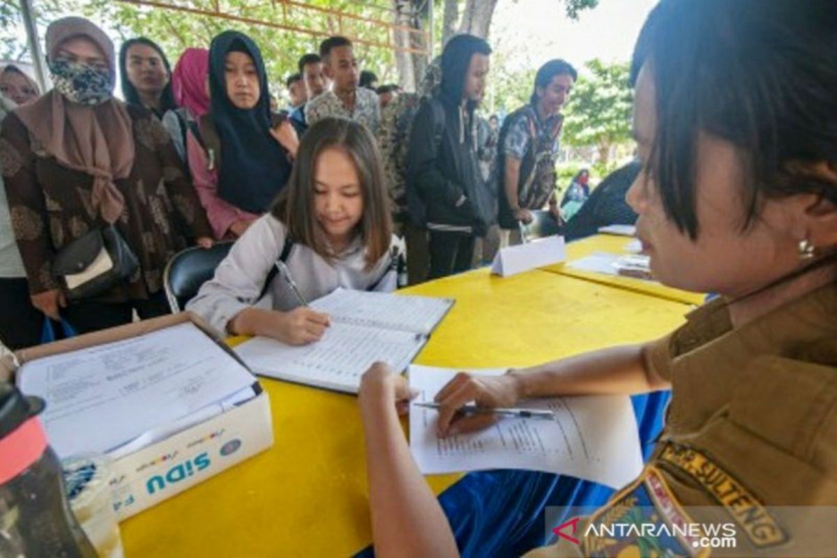 Pemprov Sulteng  sediakan ribuan lowongan kerja lewat job fair virtual