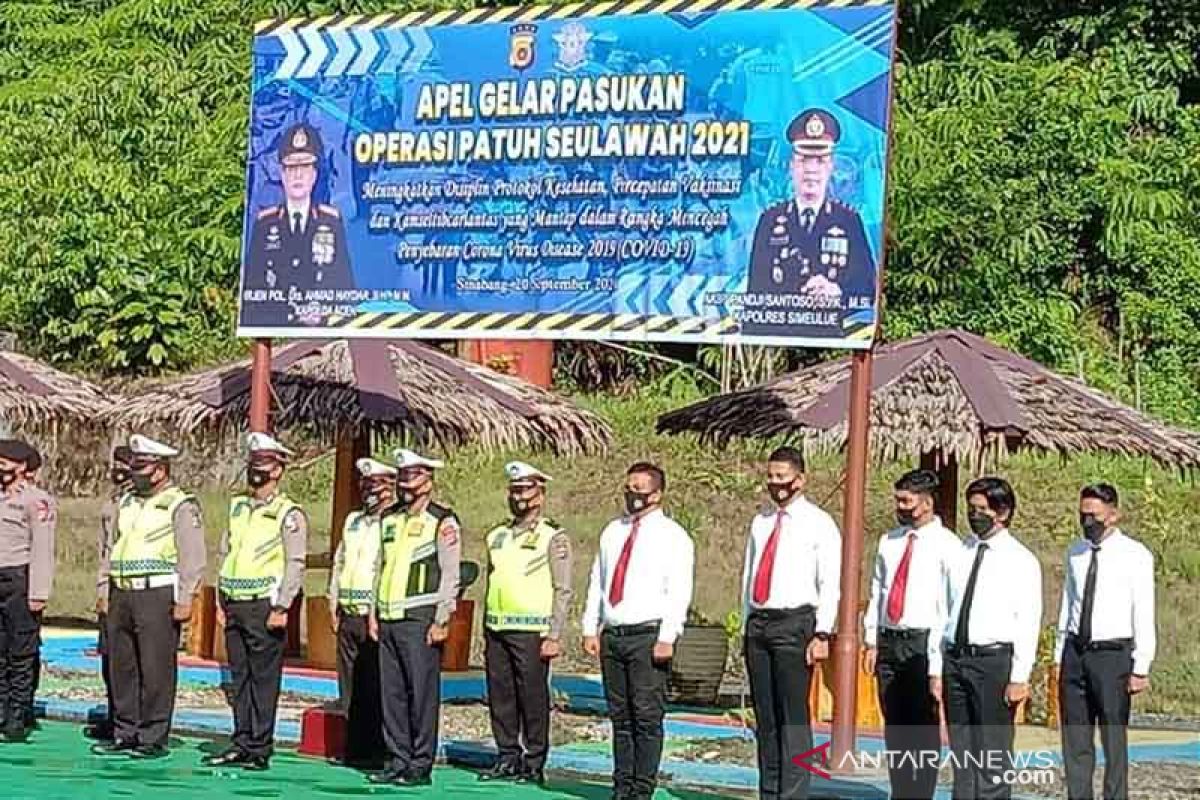 Polres Simeulue gelar operasi patuh