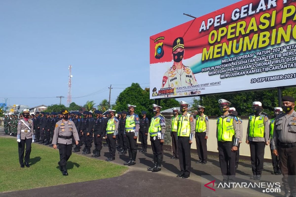 Polres Belitung gelar Operasi Patuh Menumbing 2021