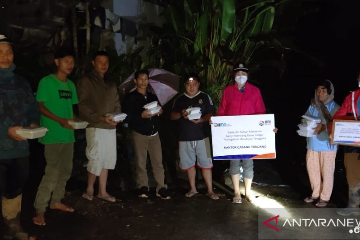 Bank BRI salurkan bantuan tanggap bencana banjir di Minahasa Tenggara