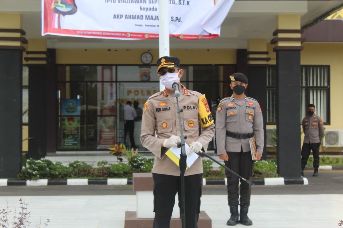 Kapolres pimpin sertijab Kasat Intel Polres Lombok utara