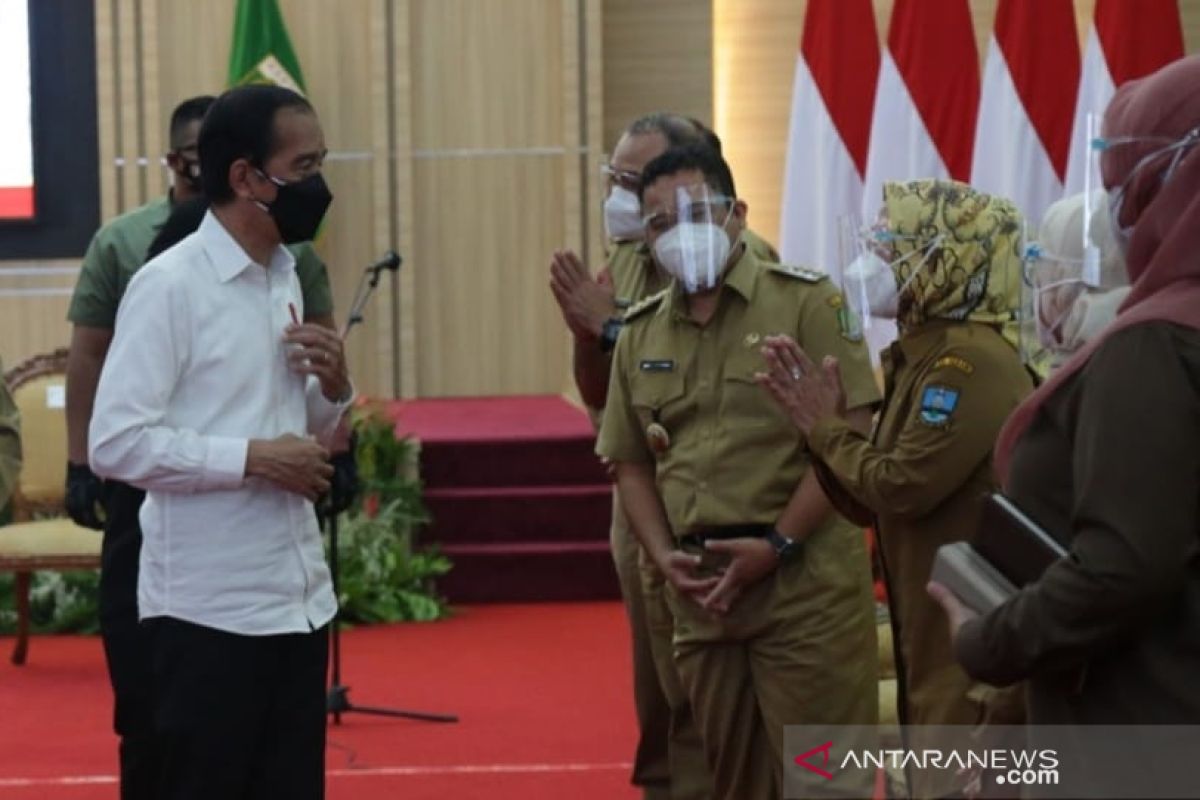 Bupati Serang: Presiden ingatkan kepala daerah optimalkan sinergitas vaksinasi