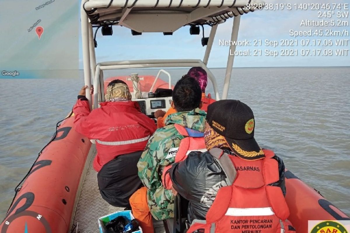 Tim SAR cari ABK KMN Ringgo Natuna yang tenggelam di perairan Merauke