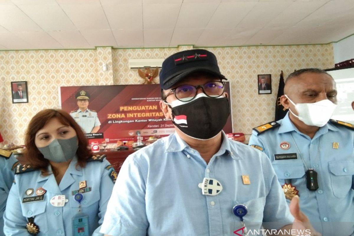 Kemenkumham dorong jajaran di Sultra tingkatkan layanan dan cegah KKN