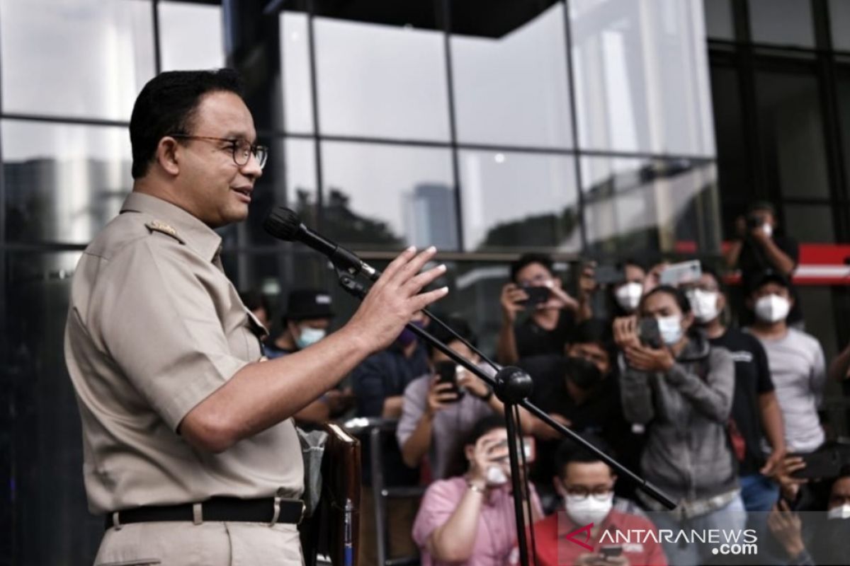 Diperiksa KPK,  Anies: Senang bisa bantu tugas KPK