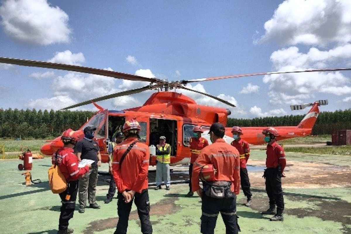 Bumi Mekar Hijau siagakan Helikopter Superpuma antisipasi karhutla