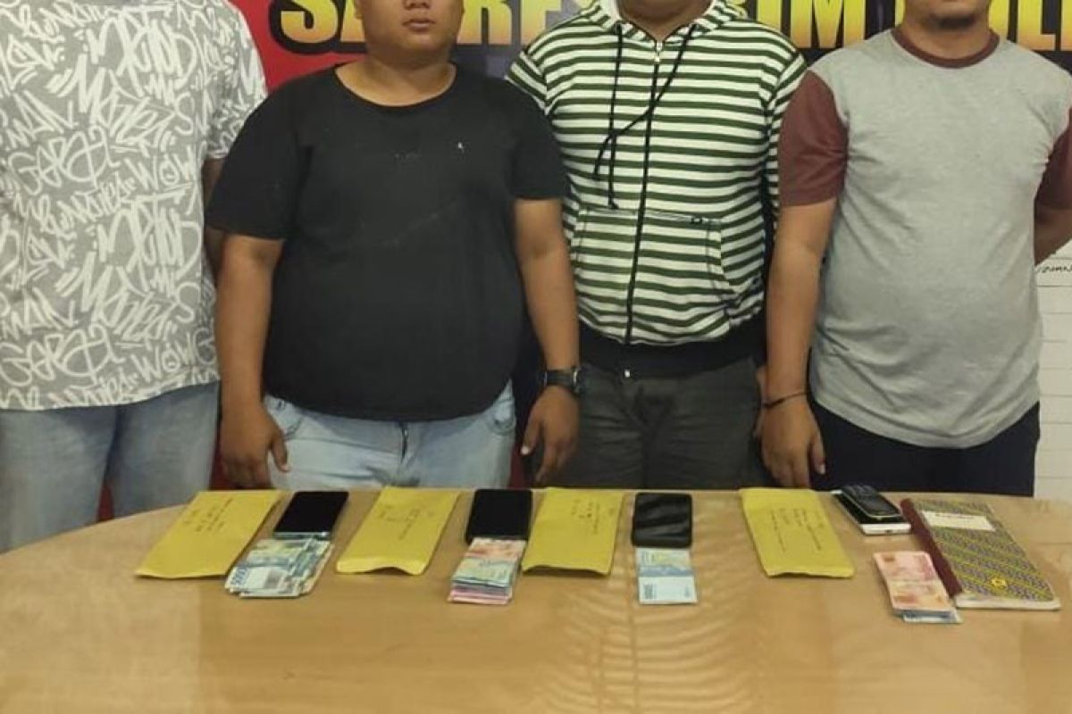 Polisi tangkap delapan agen judi online di Langsa