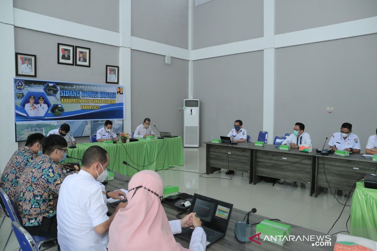 Sidang komisi irigasi bangun sinergitas antar pihak berwenang