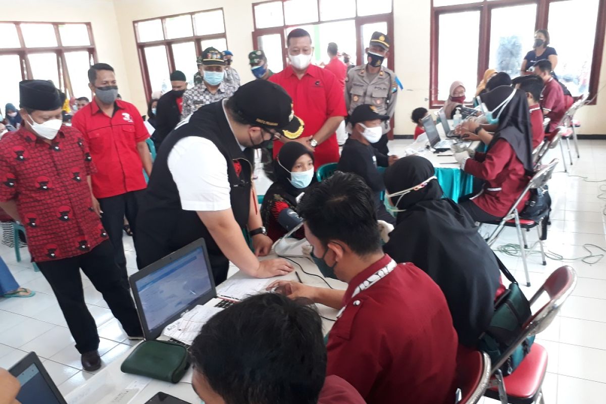 PDIP Kabupaten Kediri gelar vaksinasi massal