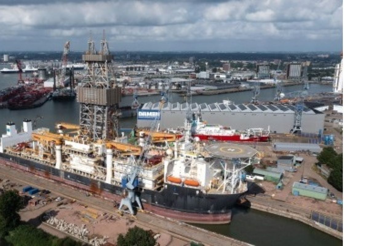 ‘Hidden Gem’ arrives in Rotterdam to be transformed into nodule collection vessel for The Metals Company