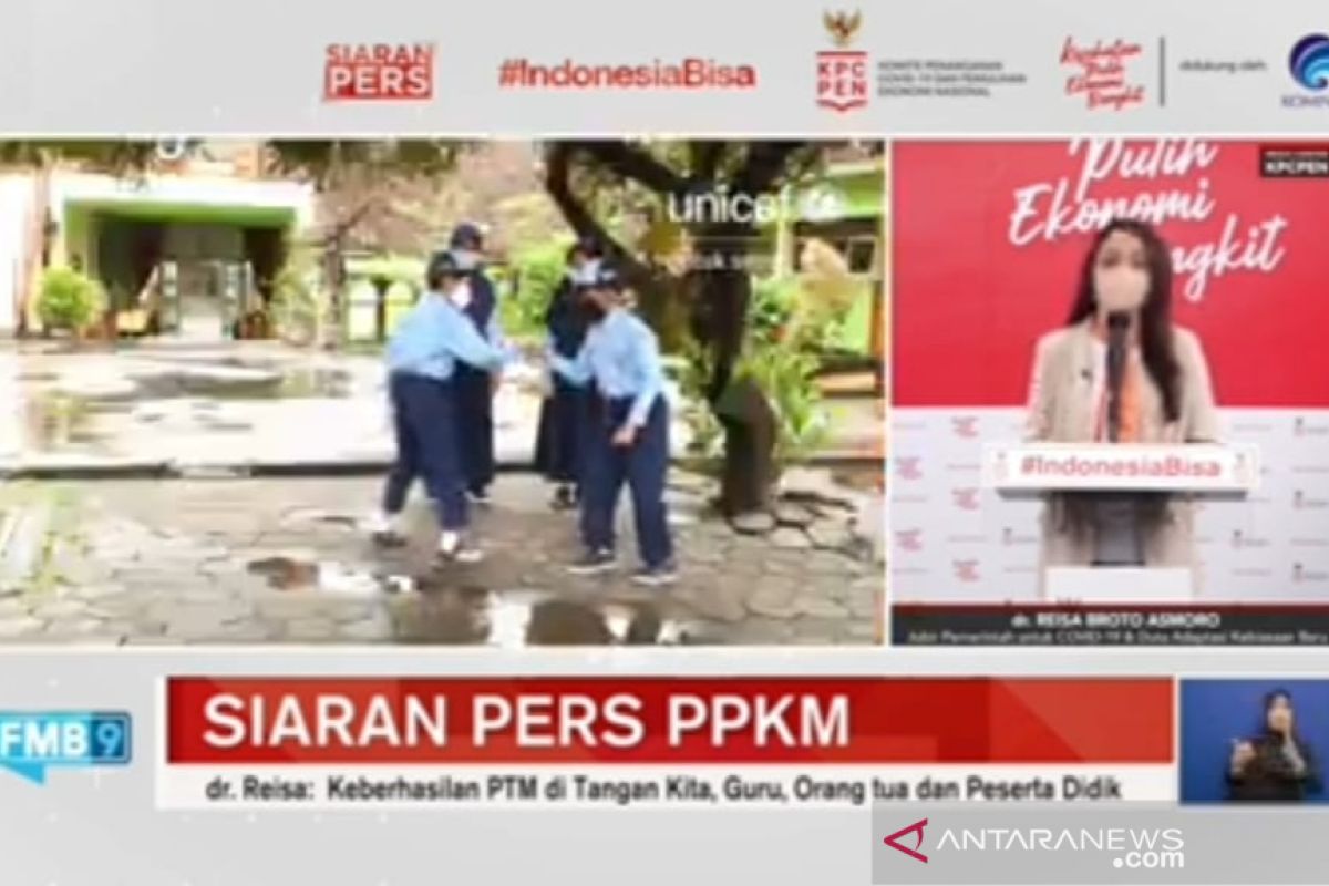 Reisa sebut kunci keberhasilan PTM ada di semua pihak