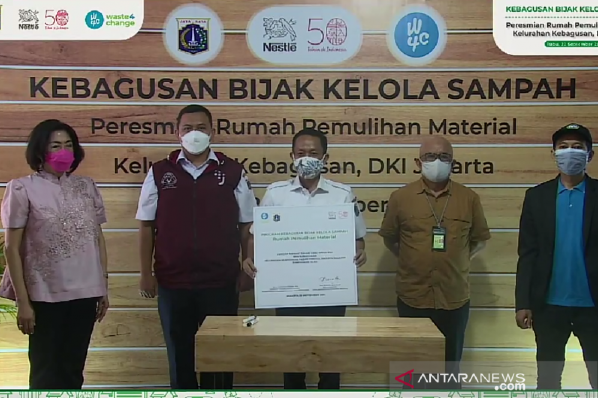 Nestle resmikan Rumah Pemulihan Material Kebagusan di Jakarta Selatan