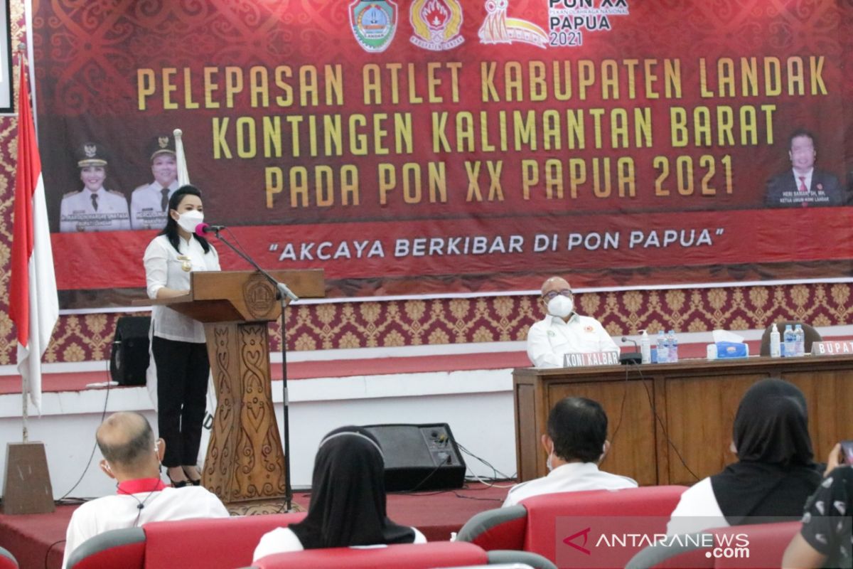 Bupati Landak doakan atlet raih banyak medali di PON XX Papua