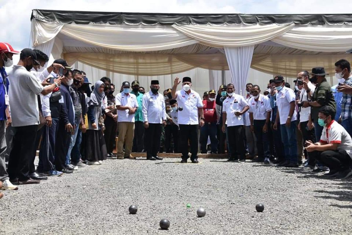 275 peserta andil bagian Kejuaraan Petanque piala Bupati Aceh Tengah
