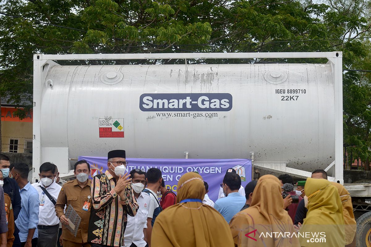 Bantuan oksigen cair untuk kebutuhan pasien COVID-19 di RSUZA