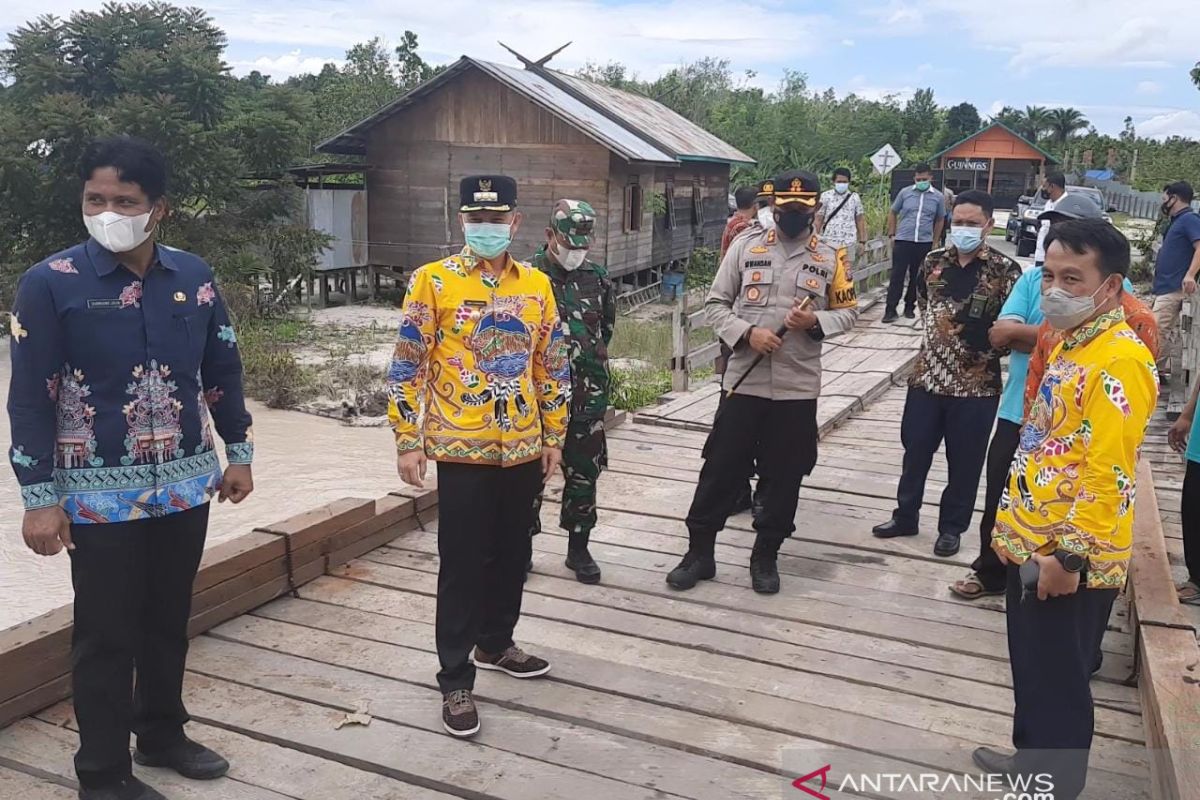 Jembatan Sei Rawi II di Kabupaten Gumas kembali fungsional