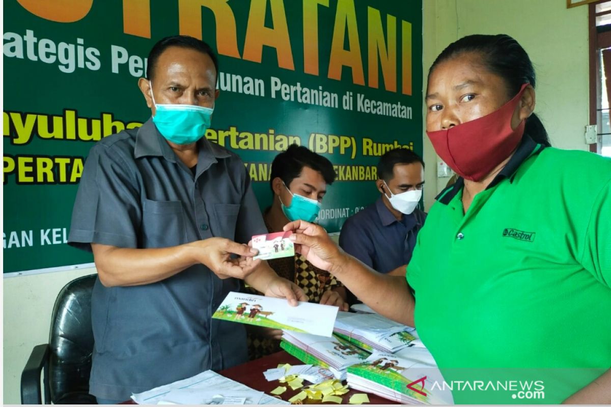 1.200 petani Pekanbaru mendapat Kartu Tani