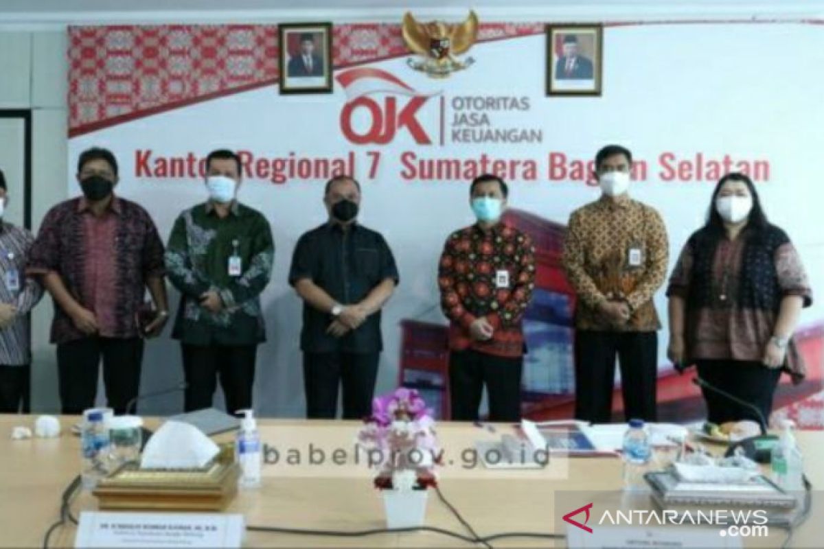 Guna tingkatkan perekonomian daerah, Gubernur Babel lakukan audiensi dengan Kepala Kantor OJK Sumbagsel