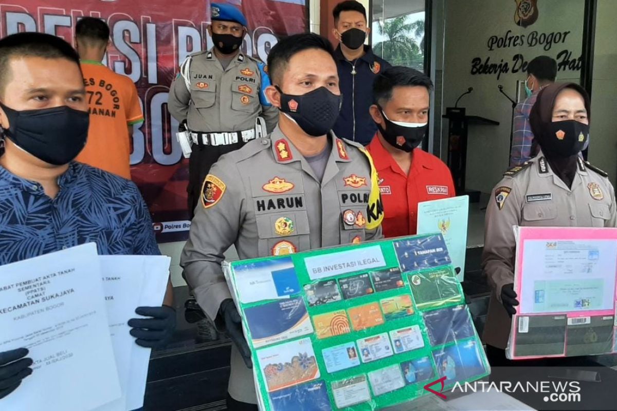 Polres Bogor ungkap kasus investasi bodong senilai Rp23,4 miliar