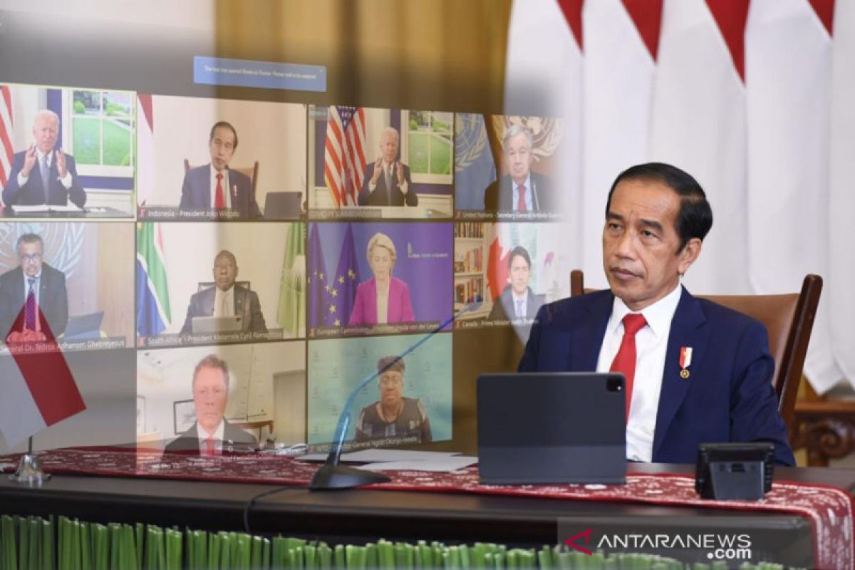 Presiden Jokowi dorong penguatan sistem ketahanan kesehatan