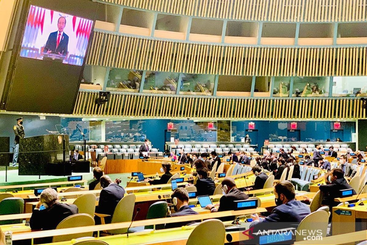 Presiden RI Joko Widodo sampaikan empat sikap dalam Sidang Majelis Umum PBB