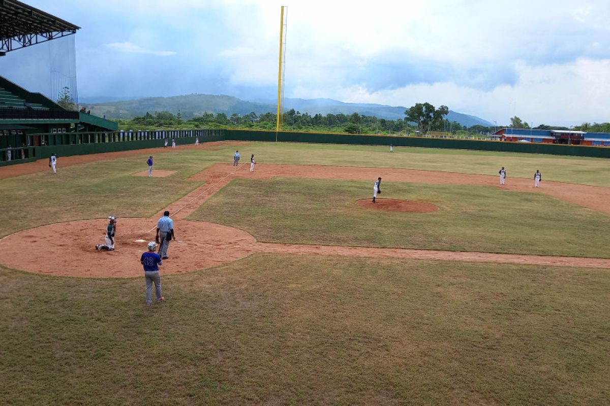 PON Papua - Baseball Lampung menang atas Kaltim 6-2