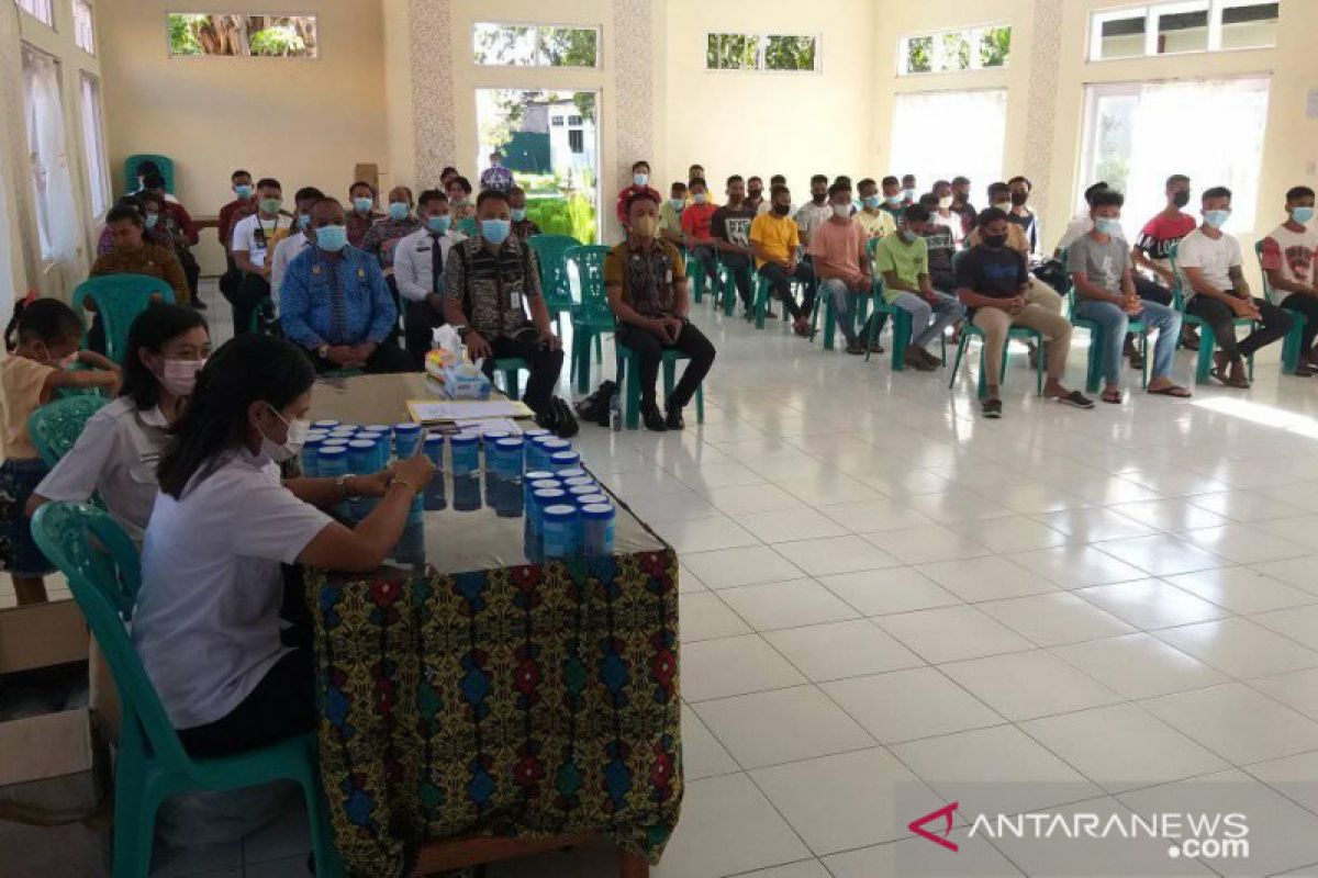 BNN Kota Kupang tes urine 28 penghuni di lapas anak
