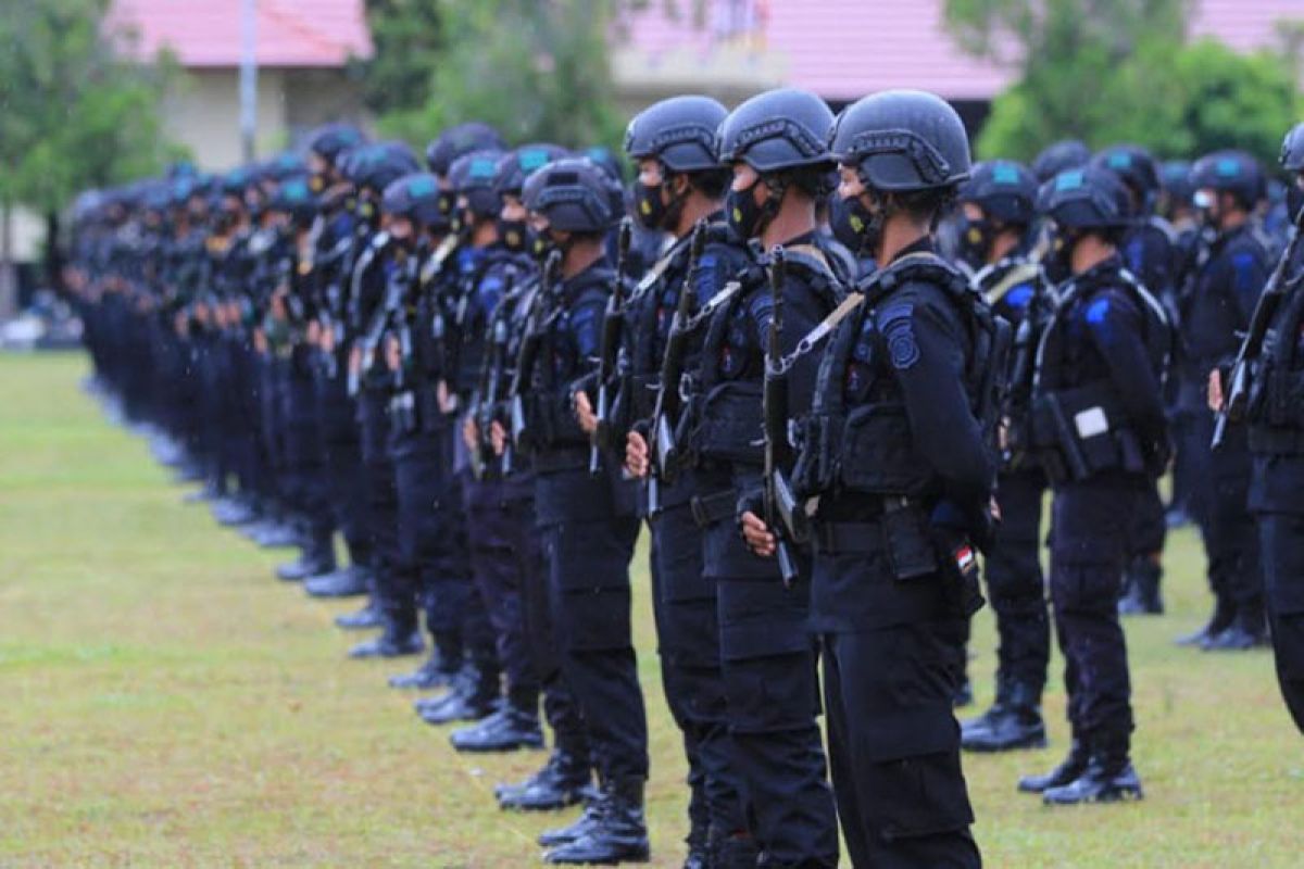 Polda Kalteng kirim dua kompi Brimob amankan PON Papua