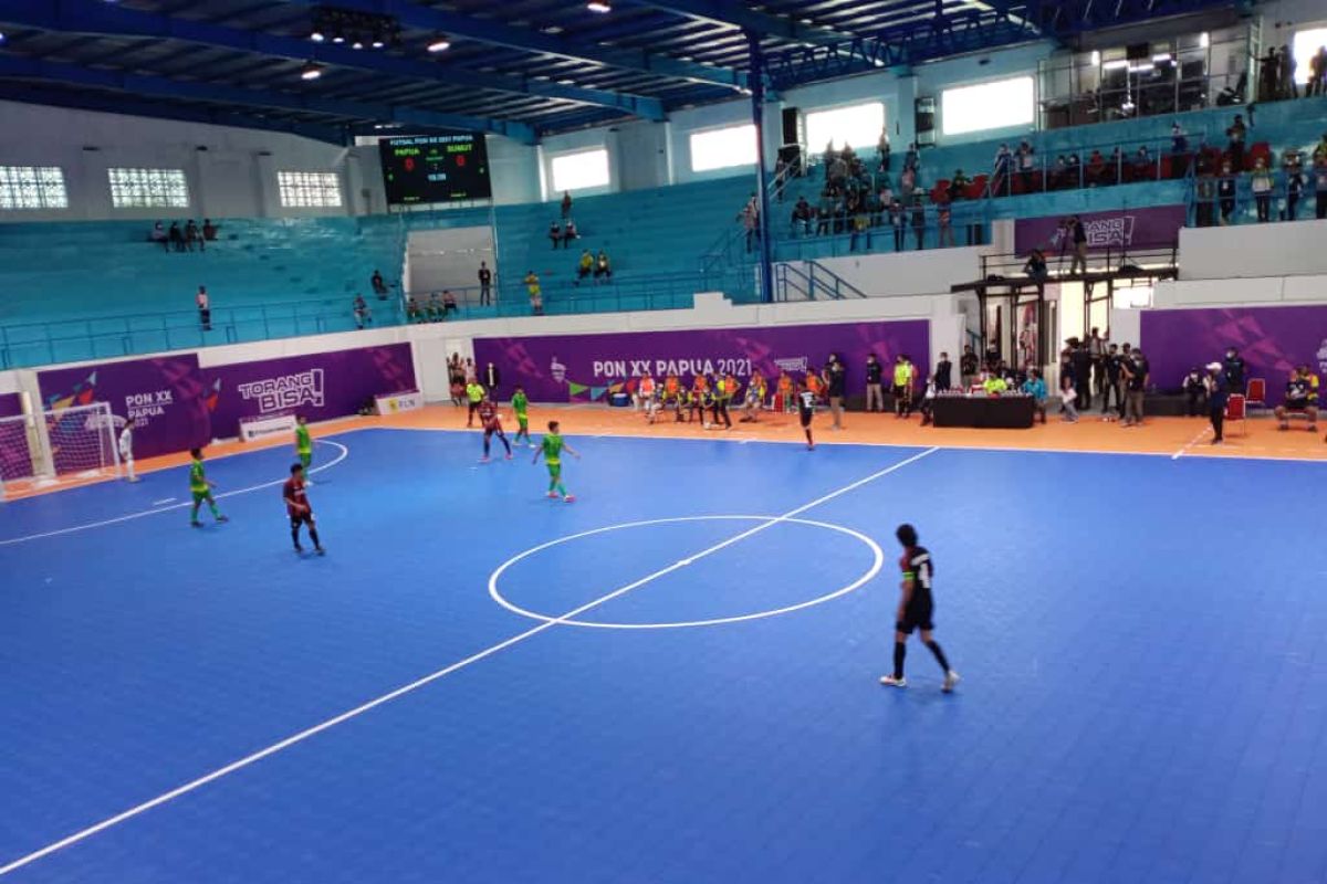 Tim Futsal Papua kantongi kemenangan atas Sumut