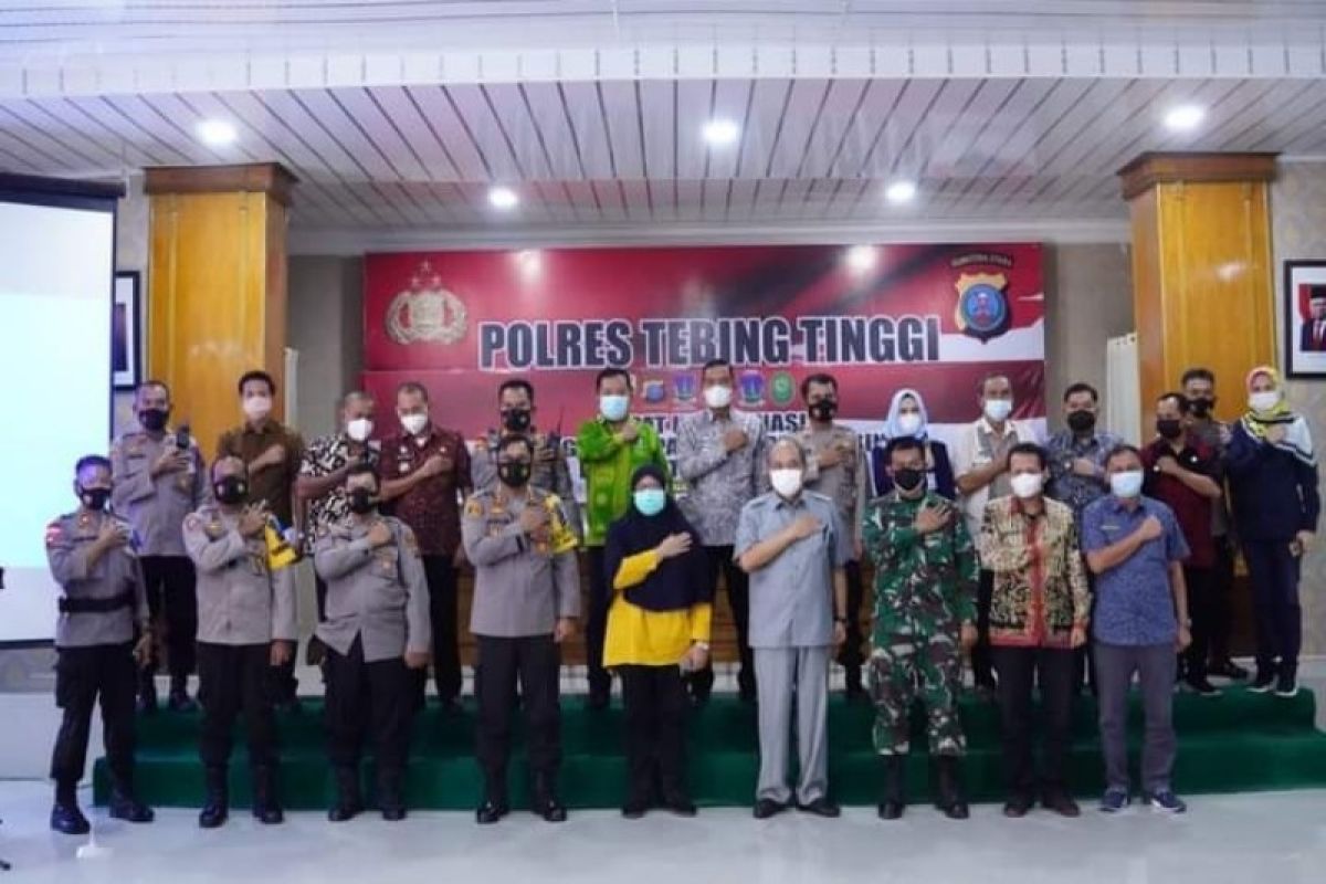 Rakor target dan pencapaian vaksinasi COVID-19 di Tebing Tinggi