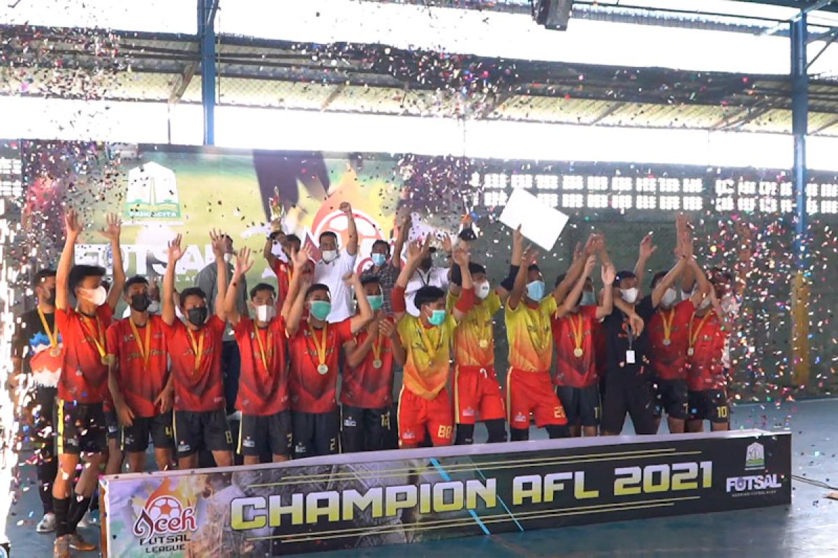 Aceh Timur Maximum Juara Aceh Futsal League 2021