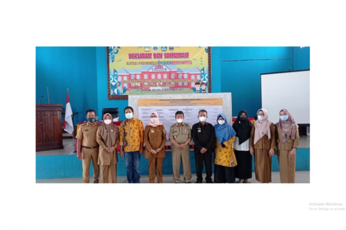 Wakil Bupati Pesisir Barat hadiri deklarasi dan sosialisasi satuan pendidikan sekolah ramah anak