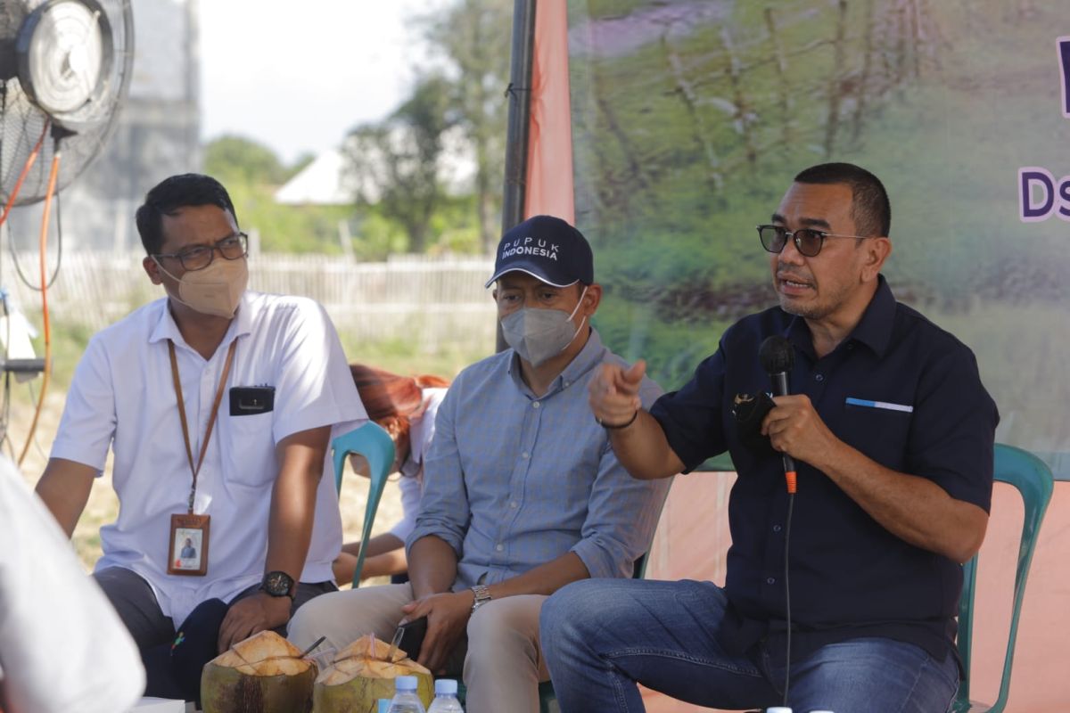 Kementerian BUMN mendorong petani ikut program Makmur Pupuk Indonesia