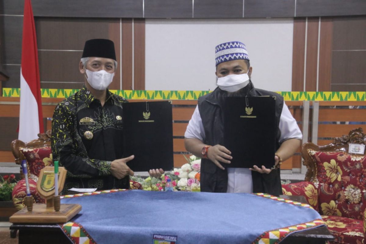 Bupati Pringsewu terima kunjungan Wali Kota Bengkulu