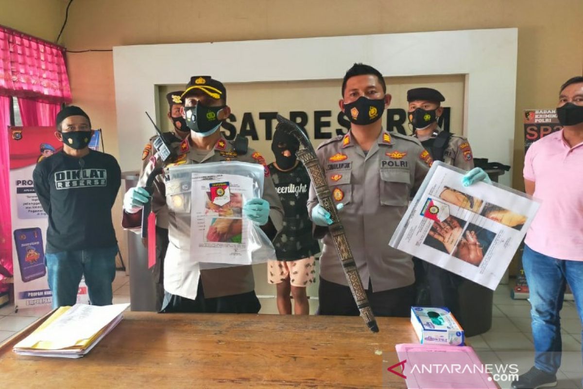 Polisi tangkap pria penganiaya dengan benda tajam di Kendari