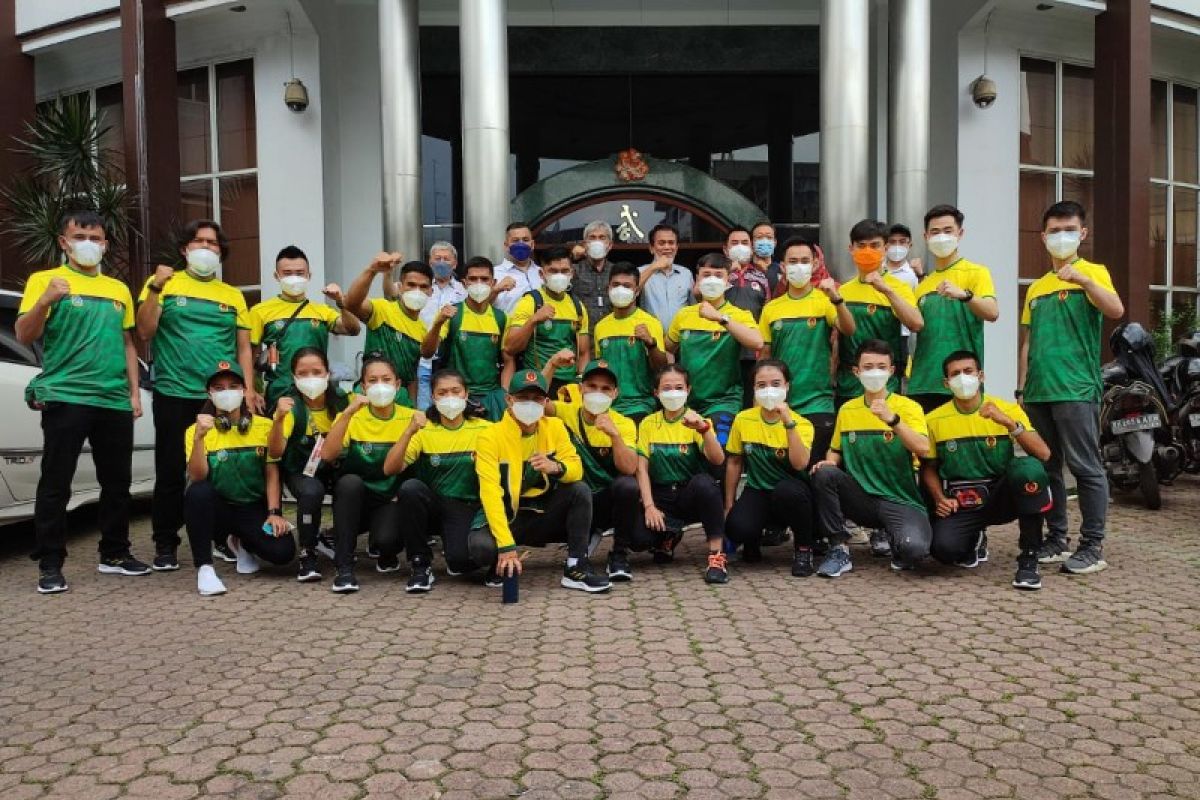 North Sumatra's 25 Wushu athletes depart for PON