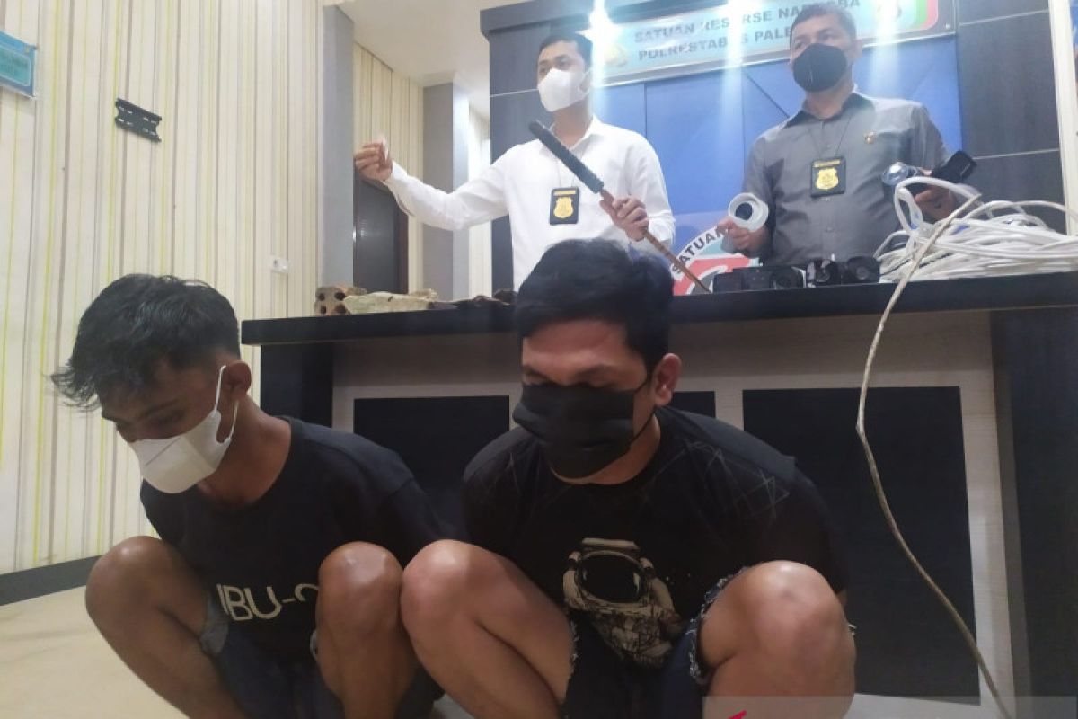 Polisi sergap kawasan diduga sarang peredaran narkoba di Palembang