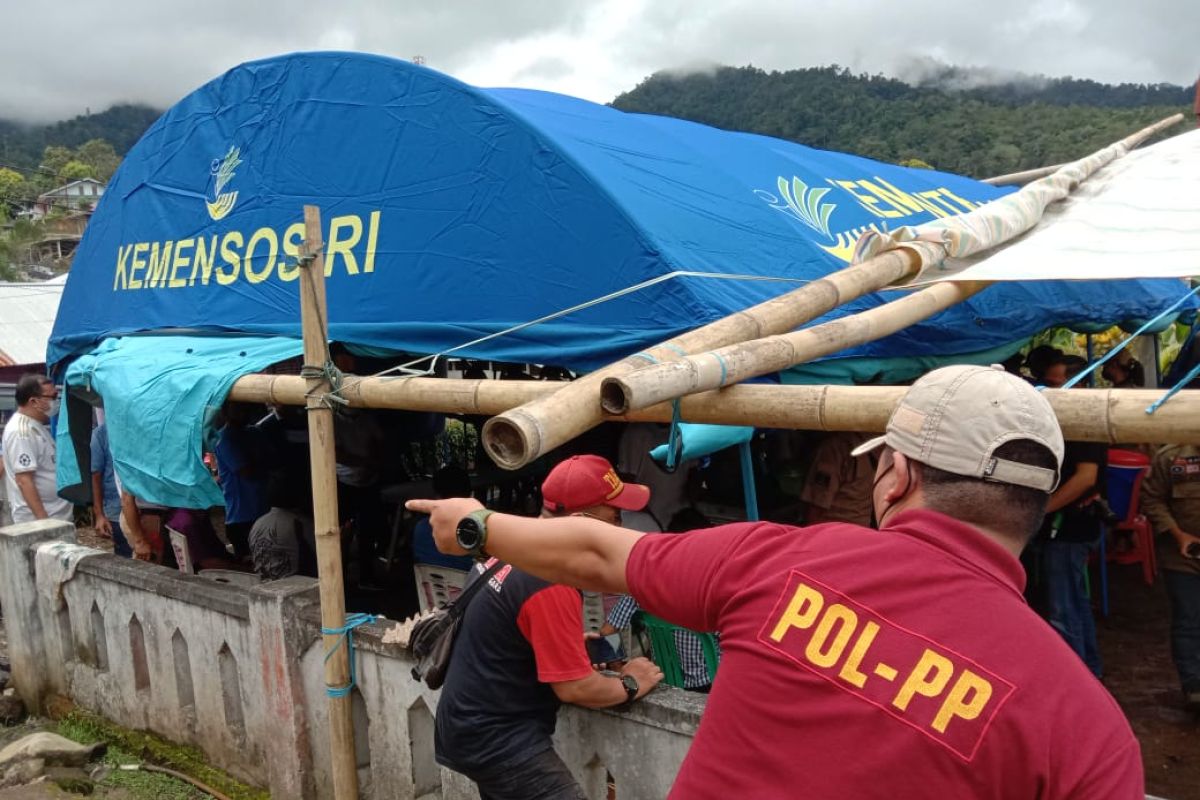 Kemensos pantau distribusi bantuan bagi korban banjir bandang Minahasa Tenggara