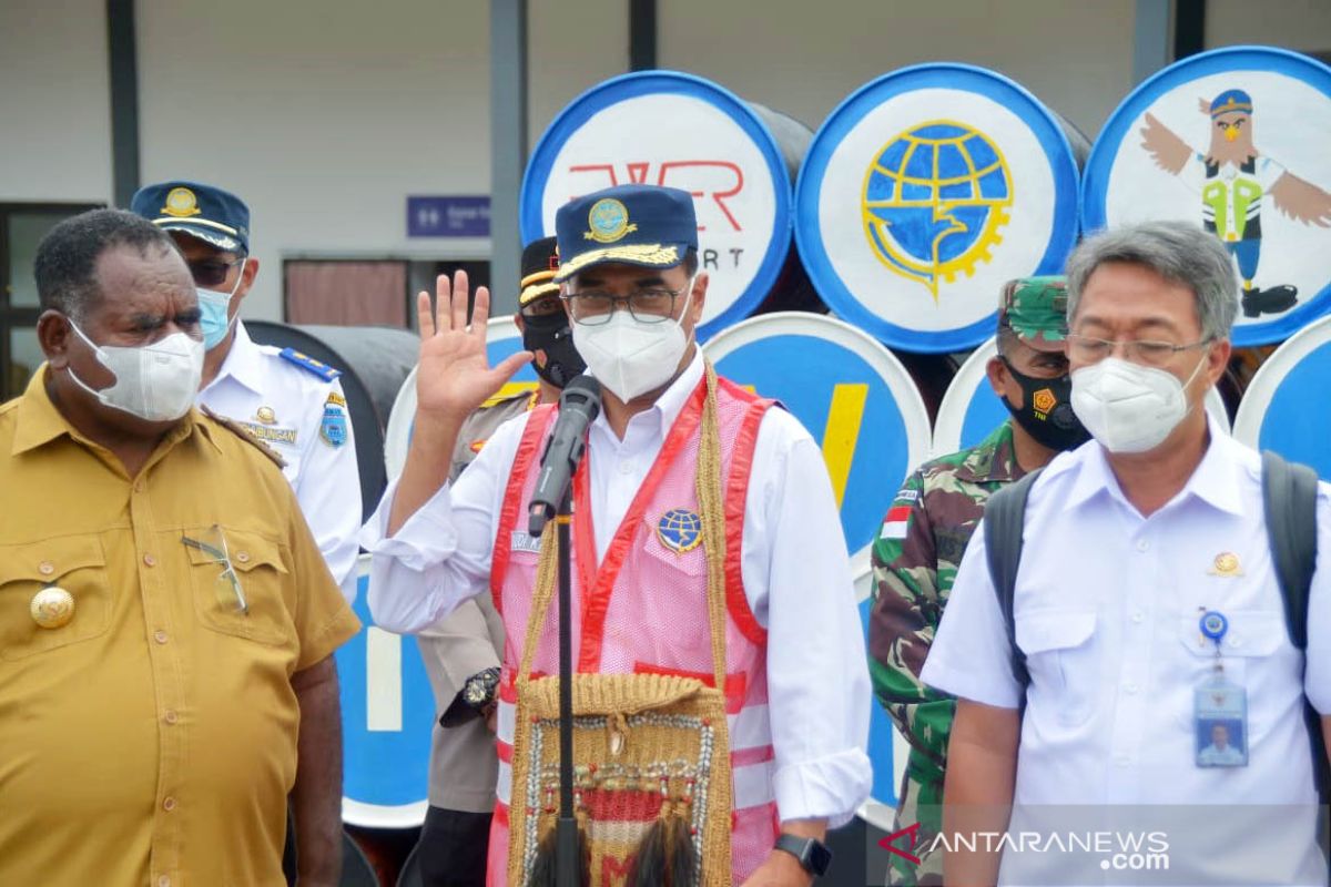 Kemenhub komitmen tingkatkan konektivitas di Kabupaten Asmat Papua