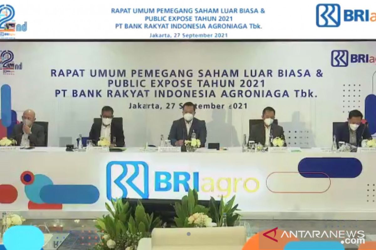 BRI Agro catat laba bersih Rp26 miliar sepanjang semester I 2021