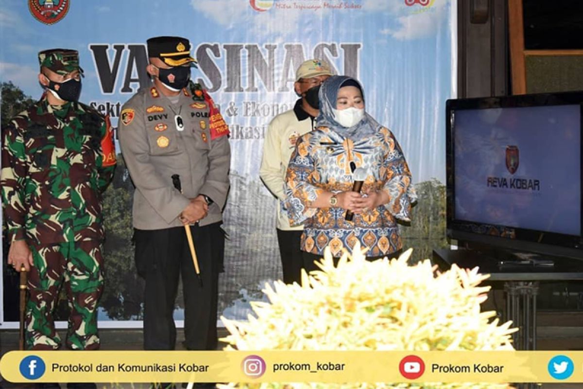 Optimalkan vaksinasi, Pemkab Kobar gunakan aplikasi Reva