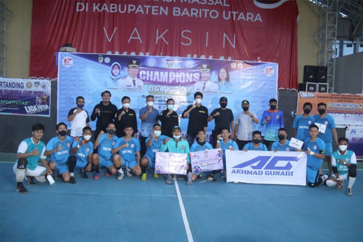 Liga Futsal  'Karang Taruna Cup'  Barut resmi ditutup
